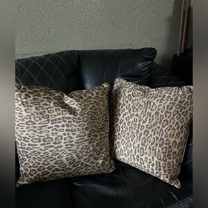 Ralph Lauren Animal Print Accent Pillows Set 2